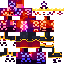 Minecraft skin texture, 64x64 pixels