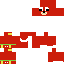Minecraft skin texture, 64x64 pixels