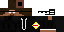 Minecraft skin texture, 64x32 legacy pixels