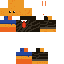 Minecraft skin texture, 64x64 pixels