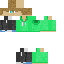 Minecraft skin texture, 64x64 pixels