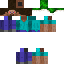 Minecraft skin texture, 64x64 pixels
