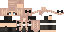 Minecraft skin texture, 64x32 legacy pixels