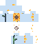Minecraft skin texture, 64x64 pixels
