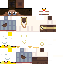 Minecraft skin texture, 64x64 pixels
