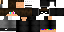 Minecraft skin texture, 64x32 legacy pixels