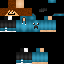 Minecraft skin texture, 64x64 pixels