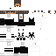 Minecraft skin texture, 64x64 pixels