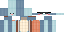 Minecraft skin texture, 64x32 legacy pixels
