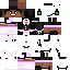Minecraft skin texture, 64x64 pixels