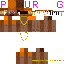 Minecraft skin texture, 64x64 pixels