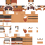 Minecraft skin texture, 64x64 pixels