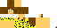Minecraft skin texture, 64x32 legacy pixels