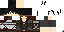 Minecraft skin texture, 64x32 legacy pixels