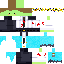Minecraft skin texture, 64x64 pixels