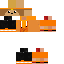 Minecraft skin texture, 64x64 pixels