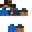 Minecraft skin texture, 64x64 pixels