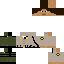 Minecraft skin texture, 64x64 pixels