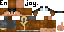Minecraft skin texture, 64x32 legacy pixels