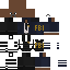 Minecraft skin texture, 64x64 pixels
