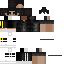 Minecraft skin texture, 64x64 pixels