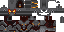 Minecraft skin texture, 64x32 legacy pixels