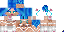 Minecraft skin texture, 64x32 legacy pixels