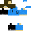Minecraft skin texture, 64x64 pixels