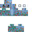 Minecraft skin texture, 64x64 pixels