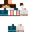 Minecraft skin texture, 64x64 pixels