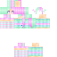 Minecraft skin texture, 64x64 pixels