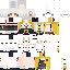 Minecraft skin texture, 64x64 pixels