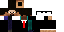 Minecraft skin texture, 64x32 legacy pixels