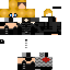 Minecraft skin texture, 64x64 pixels