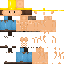 Minecraft skin texture, 64x64 pixels