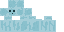 Minecraft skin texture, 64x32 legacy pixels