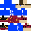 Minecraft skin texture, 64x64 pixels