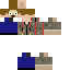 Minecraft skin texture, 64x64 pixels