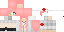 Minecraft skin texture, 64x32 legacy pixels