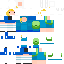 Minecraft skin texture, 64x64 pixels