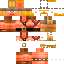 Minecraft skin texture, 64x64 pixels