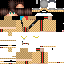 Minecraft skin texture, 64x64 pixels