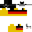 Minecraft skin texture, 64x64 pixels