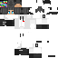 Minecraft skin texture, 64x64 pixels