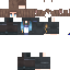 Minecraft skin texture, 64x64 pixels