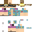 Minecraft skin texture, 64x64 pixels