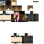 Minecraft skin texture, 64x64 pixels