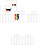 Minecraft skin texture, 64x64 pixels