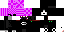 Minecraft skin texture, 64x32 legacy pixels
