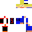 Minecraft skin texture, 64x64 pixels
